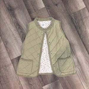 Baby quilted vest